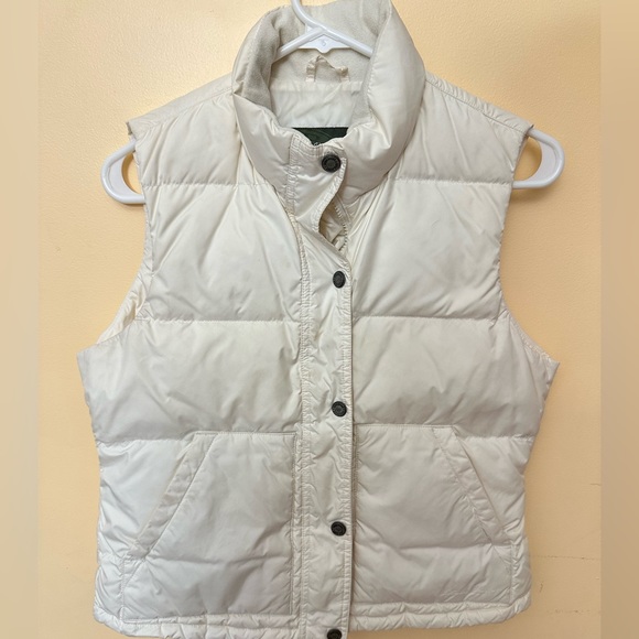 Edie Bauer  Premium Goose Down Puffer vest women Small  Full zip - Picture 5 of 8
